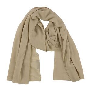 Verona Collection Womens Chiffon Hijab Scarf Wrap, medbrown, One Size